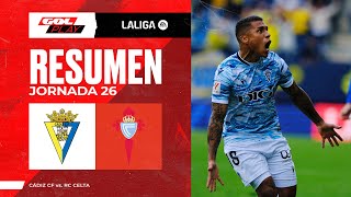 RESUMEN CÁDIZ CF - RC CELTA image