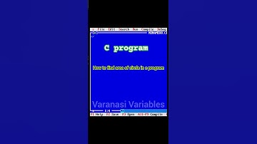 Program to find Area of Circle in #turboc | Watch full video available on #varanasivariables
