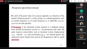 Lecture 9| Introduction to Structural Dynamics & Earthquake Engineering|By Dr Muhammad Javed