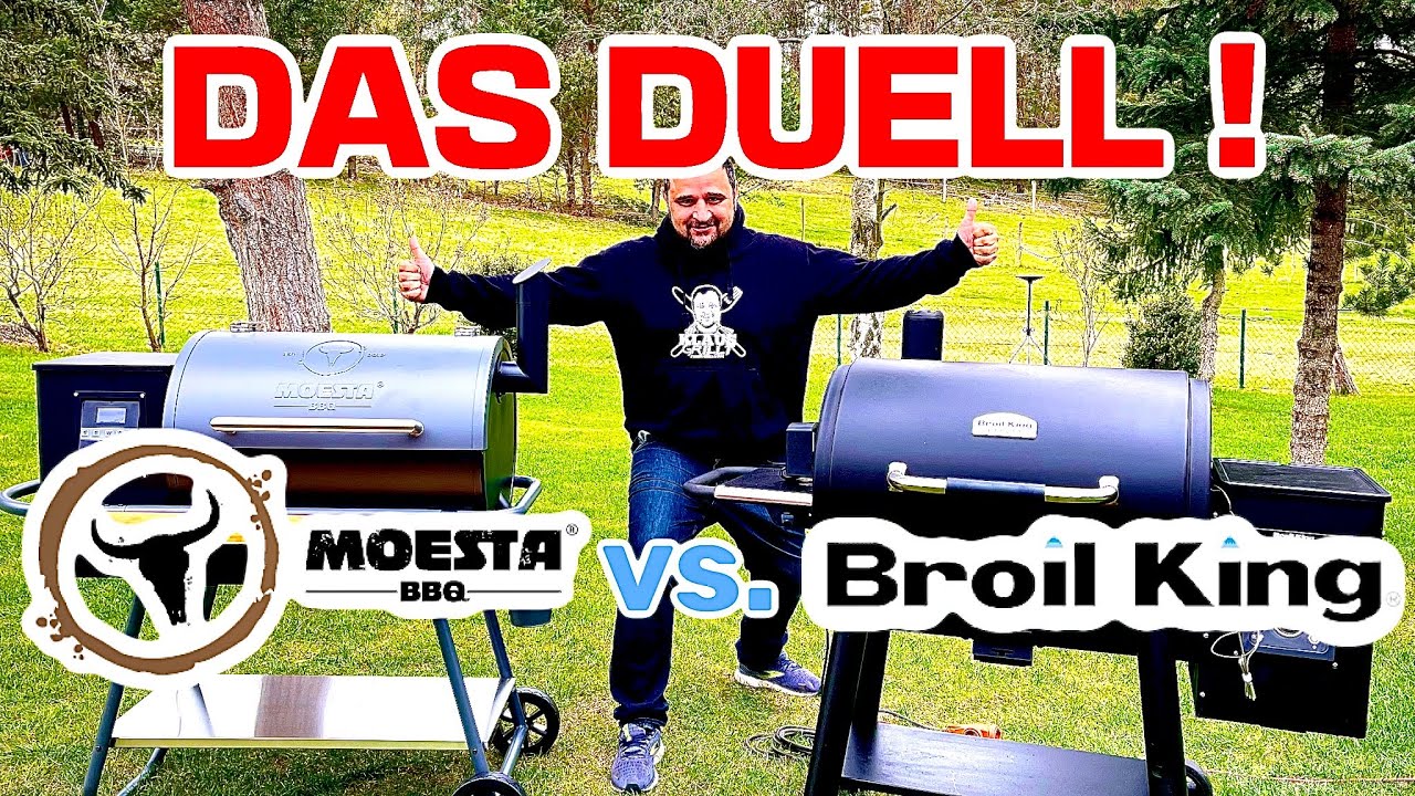DUELL DER MONSTERGRILLS ! Moesta Sheriff vs. Broil King Regal Pellet 500 — Klaus grillt BBQ
