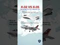 Boeing X-32 vs Lockheed Martin X-35🔥The Fighter That Became the F-35 #shorts #military #usa #air