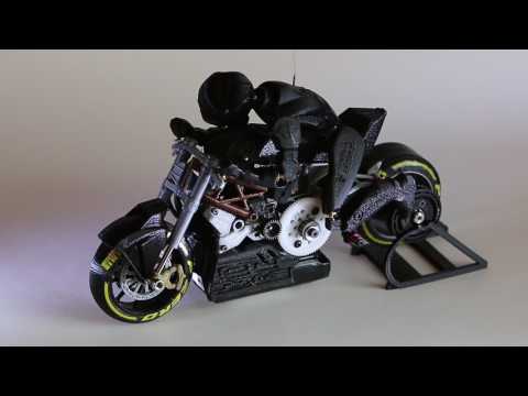 Des motos radiocommandées imprimées en 3D