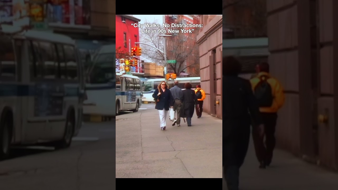 “The Art of the Walk: New York in the 90s Before Smartphones” 