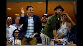 Jimmy Fallon and Justin Timberlake Dance Away at the US Open