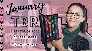 First TBR of 2023 // bookclubs, readalongs, fantasy romances and 5-star predictions