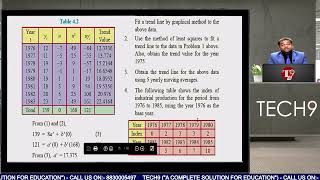 MATHS II = TIME SERIES Part 1 (By Aakash Sir)