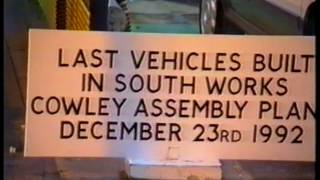 c. Cowley South Works 1992 Austin Rover Maestro \& Montego Production Line