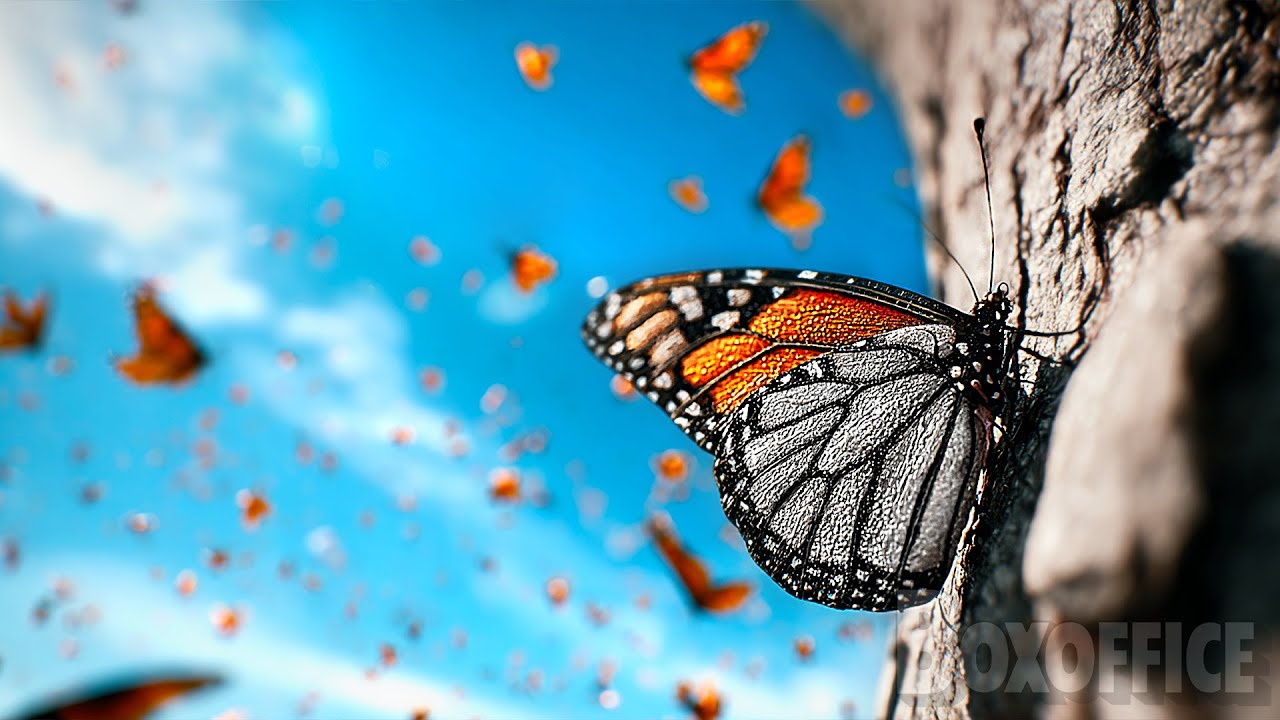 Der Flug des Monarchfalters - NATUR, TIERE