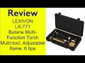 Review LEXIVON LX-771 Butane Torch Multi-Function Self-Igniting Soldering