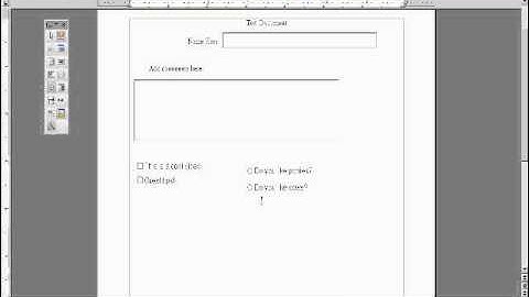 Create a Fillable PDF Document - #2 Tutorial - Check Boxes and Option Buttons
