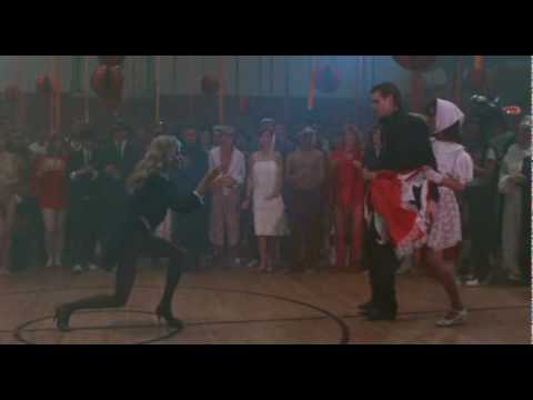 Jim Carrey dancing with Lauren Hutton and Karen Ko...