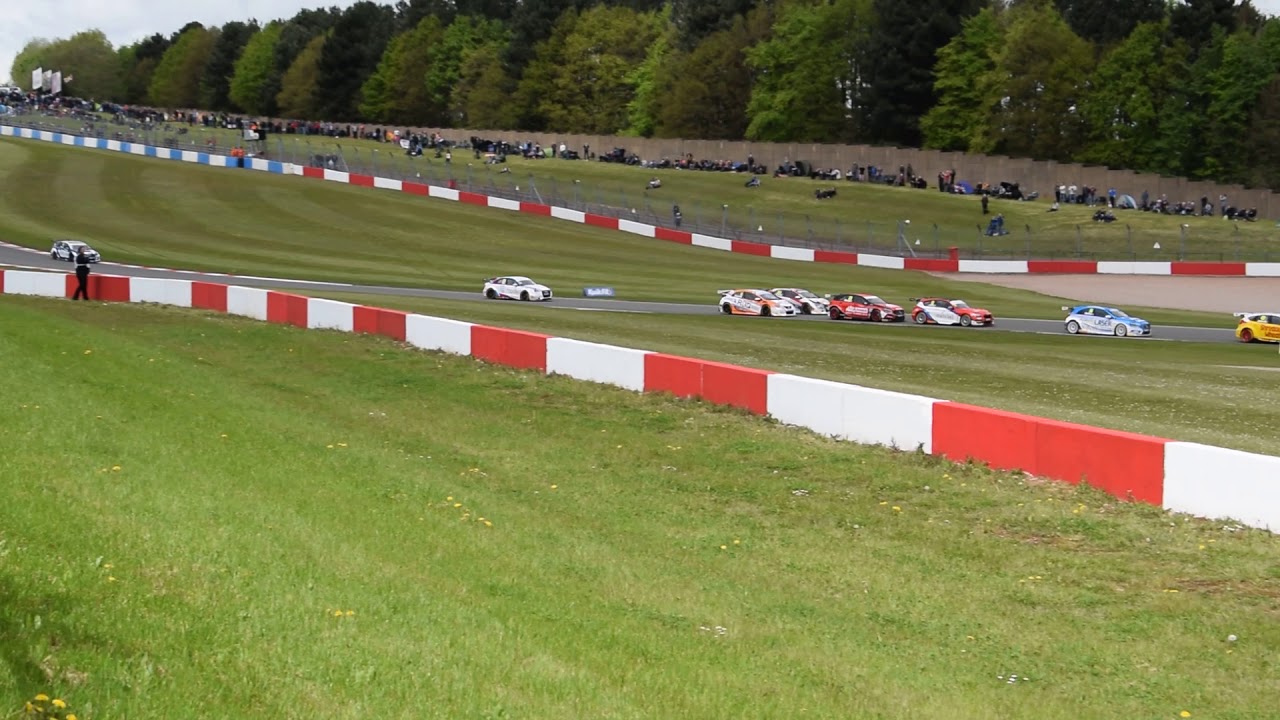 BTCC 2019 Donington Park - Andrew Jordan & Adam Morgan Crash