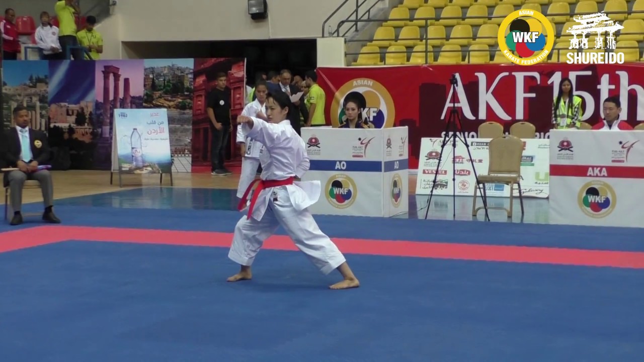 AKF2018 Female Kata Kiyo Shimizu Chibana No Kushanku
