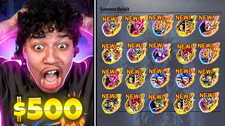 Most Expensive GUARANTEED ULTRA and LEGEND Summons on Dragon Ball Legends! (New Summon Animation!)