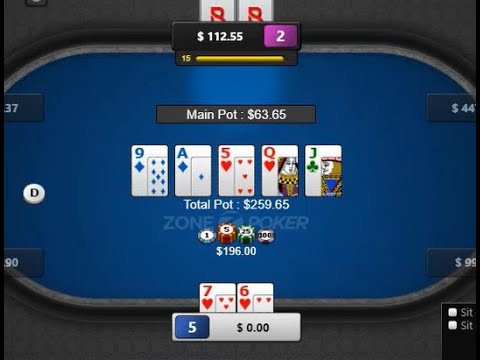 $1/$2 200NL Zone Poker on Bovada / Ignition - OVERBETTING Turns and BLUFFCATCHING Rivers!