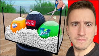 COLA vs MENTOS extrémní verze ! (Experiment)