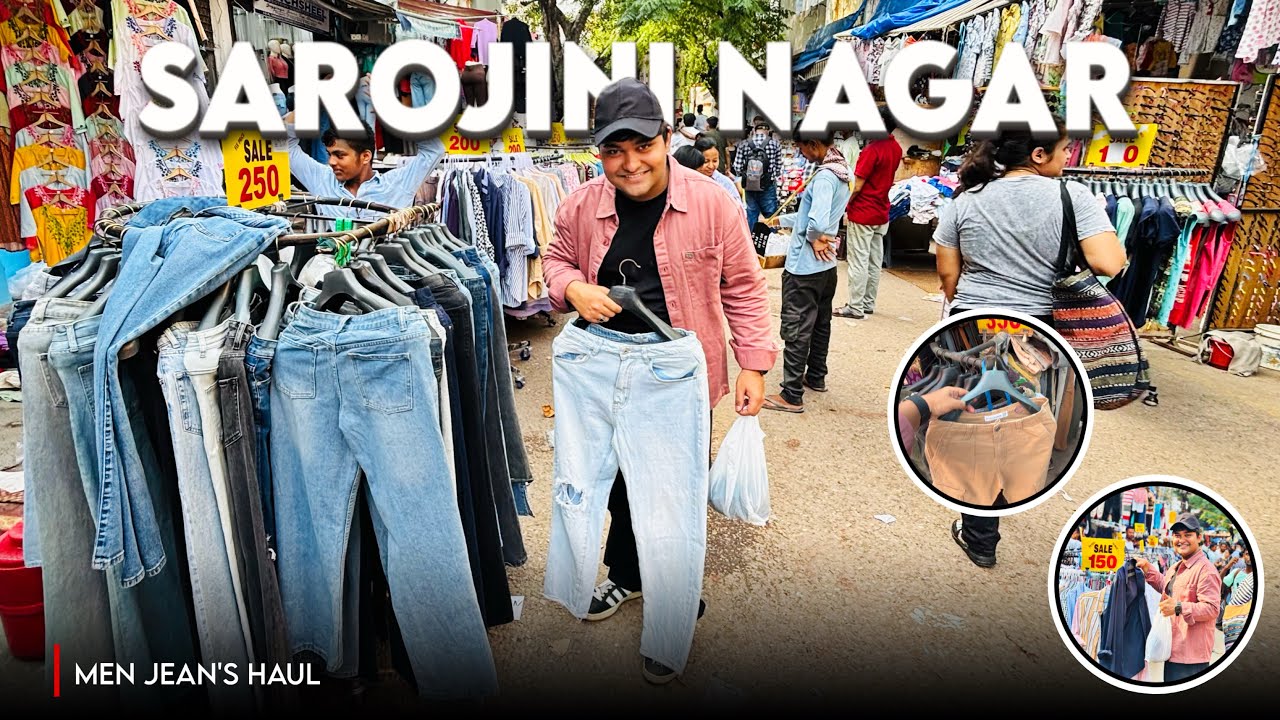 Sarojini Nagar Market Men’s Jeans Collection | Sarojini Nagar Market Delhi 2025 | Harsh Kem vlogs