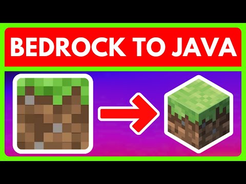 How To Convert Minecraft Bedrock Worlds To Minecraft Java Worlds | Minecraft Bedrock To Java