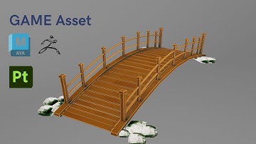 How to Model a Low Poly Bridge in Maya | Easy 3D Game Asset Tutorial