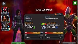 Quake vs Green Goblin AW Path 1 Healing Node