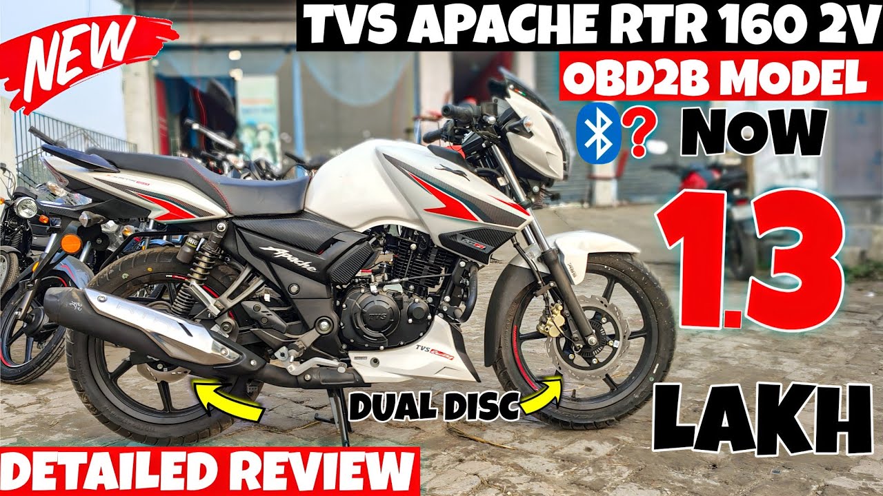 2026 TVS Apache RTR 160 2V OBD2B Review 😱 | Dual Disc | Bluetooth? | ₹1.3 Lakh Worth It?