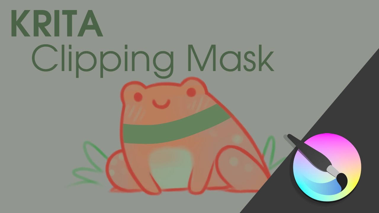 How To Use Clipping Mask In Krita Krita - Clipping mask - YouTube