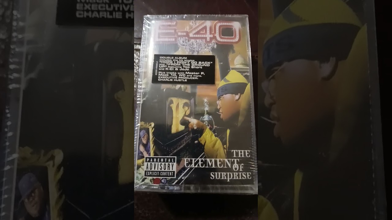 E-40 & 3XKRAZY - BLOCK REPORT 2001 GANGSTA RAP CASSETTE TAPE CLASSIC ALBUM BIG BLOCK RECORDS
