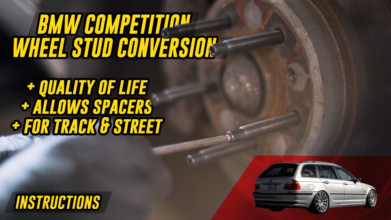 Garagistic Competition BMW Wheel Stud Conversion Kit (5Lug) E36, E