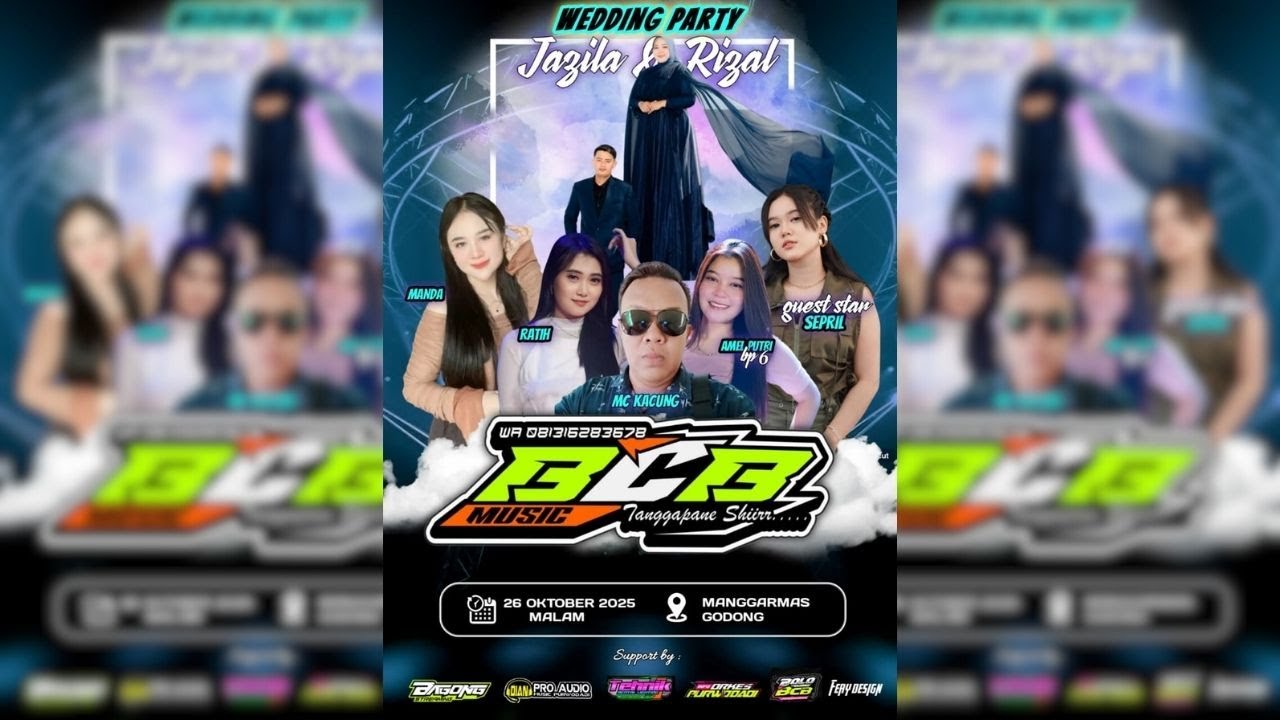 🔴#LIVE BCB MUSIC FT SEPRIL SAHARA - DIAN PRO AUDIO - TEHNIK LIGHTING- MANGGARMAS - 26 OKTOBER 2025