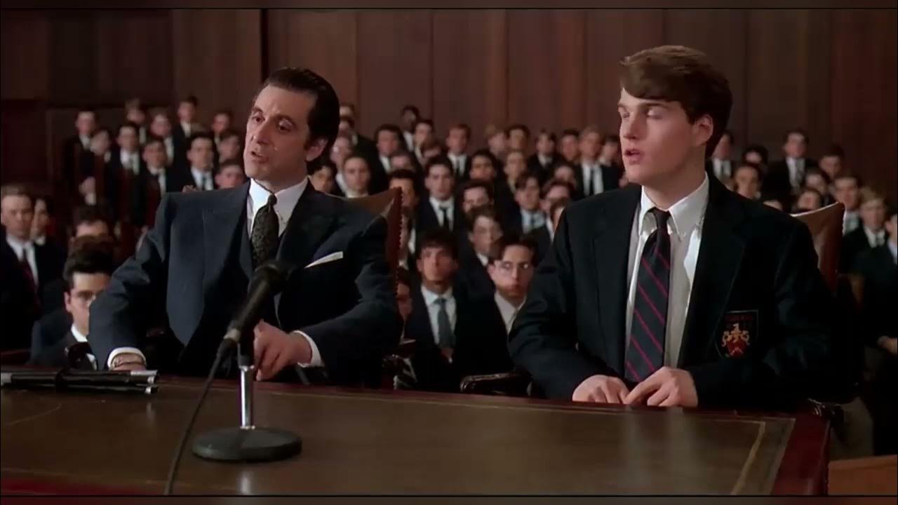 Al Pacino - But not a snitch ! The scent of a woman top scene - YouTube