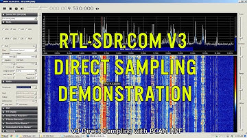 RTL-SDR.com V3 Direct Sampling with HPF Demonstration