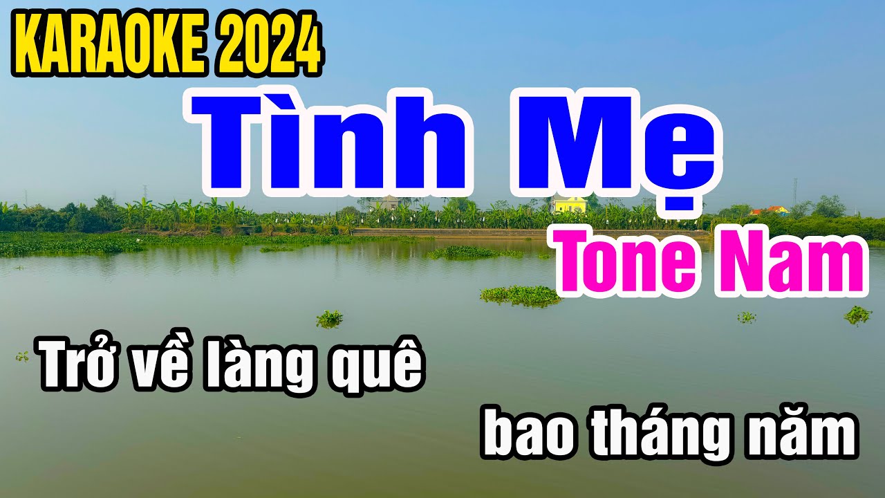 Tình Mẹ Karaoke Tone Nam Nhạc Sống gia huy beat