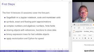 review of first steps, polynomials and expression, an introduction to symbolic computation