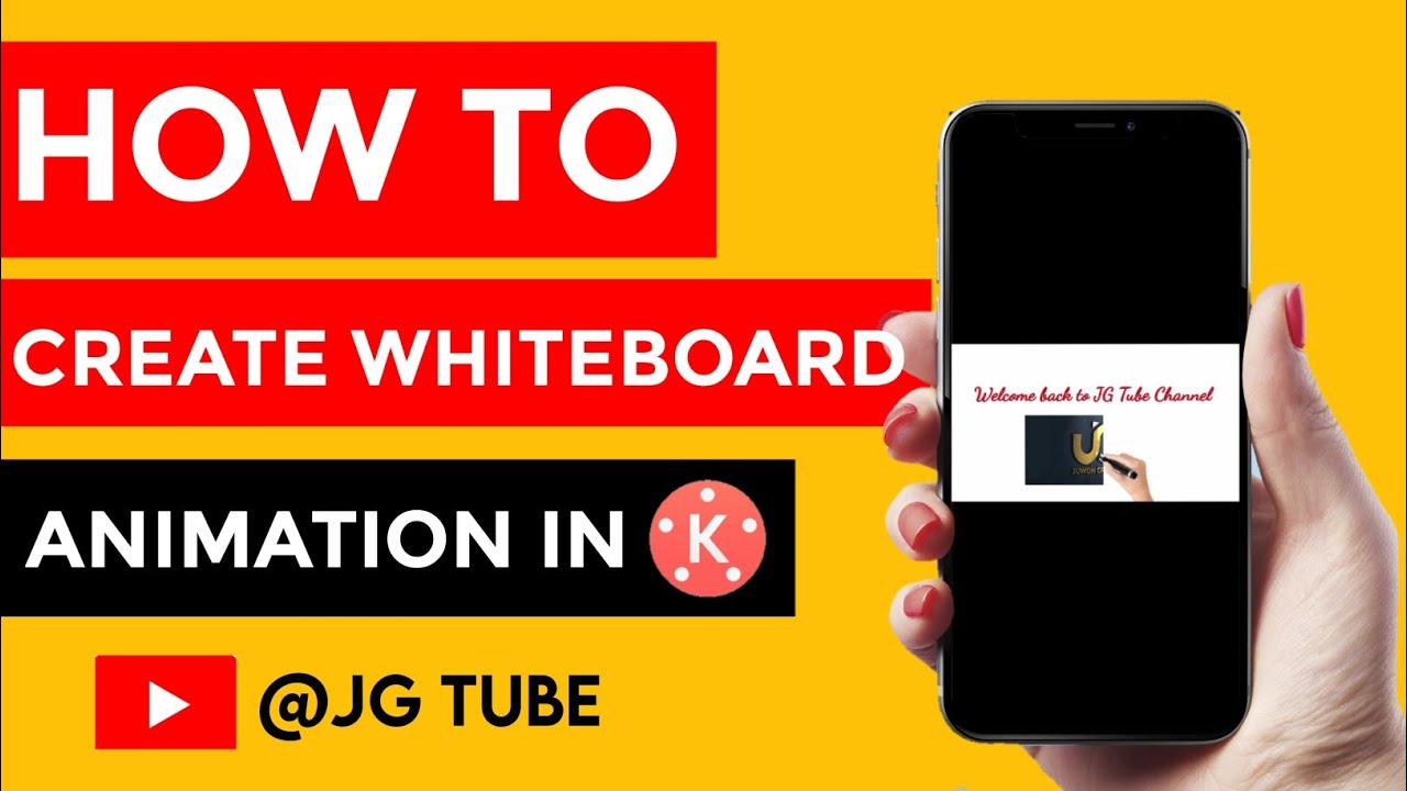 How To Create Whiteboard Animation in kinemaster