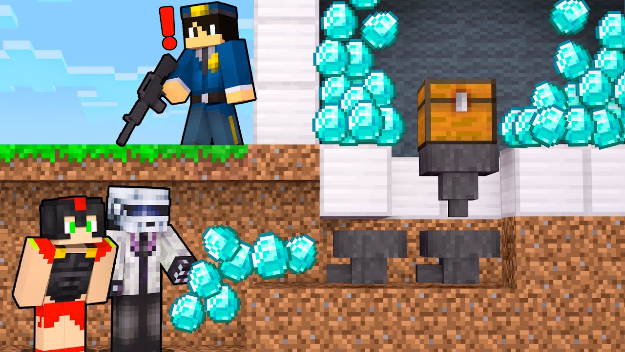 CÓMO SER MILLONARIO EN MINECRAFT 😂 MANERAS DE ROBAR DIAMANTES en Minecraft