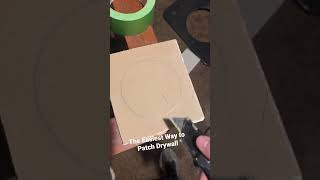 The Easiest Way to Patch Drywall