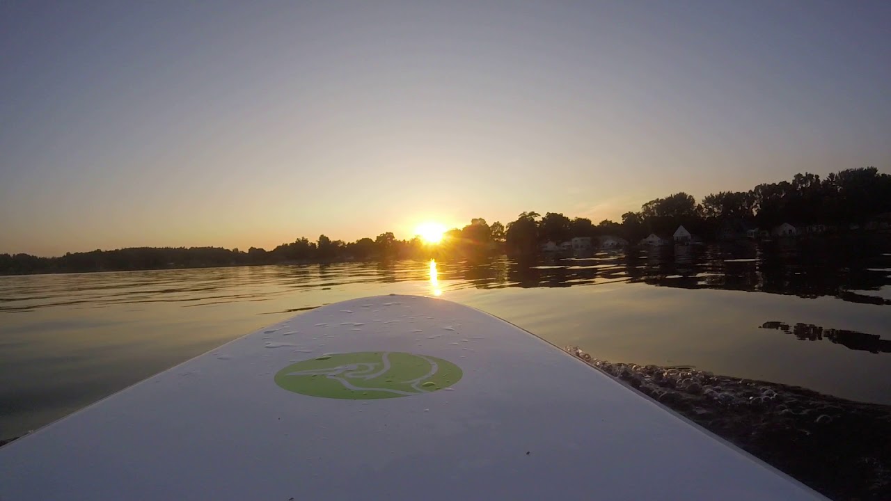 Pleasant lake paddle board session YouTube