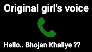 Hello.. bhojan khaliye ?? indian girl's voice prank #call @originalgirlsoundhub #girlvoiceprank  screenshot 4