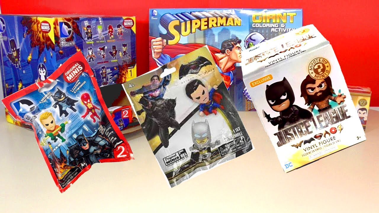 DC Comics, Batman v Superman & Justice League Blind Bag Figurine Toys