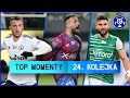 WSZYSTKIE GOLE 24. KOLEJKI | TOP MOMENTY | SKRÓTY | Ekstraklasa | 2022/23