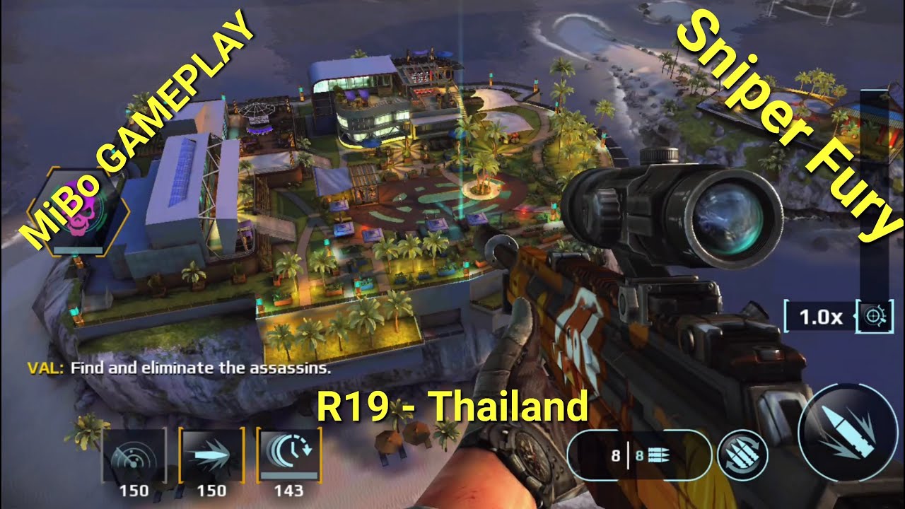 Sniper Fury R19 Thailand | Campaign mode | Tab S7 Gameplay | Controller IPEGA PG-9099