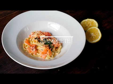 Vídeo: Penne Com Salmão Defumado