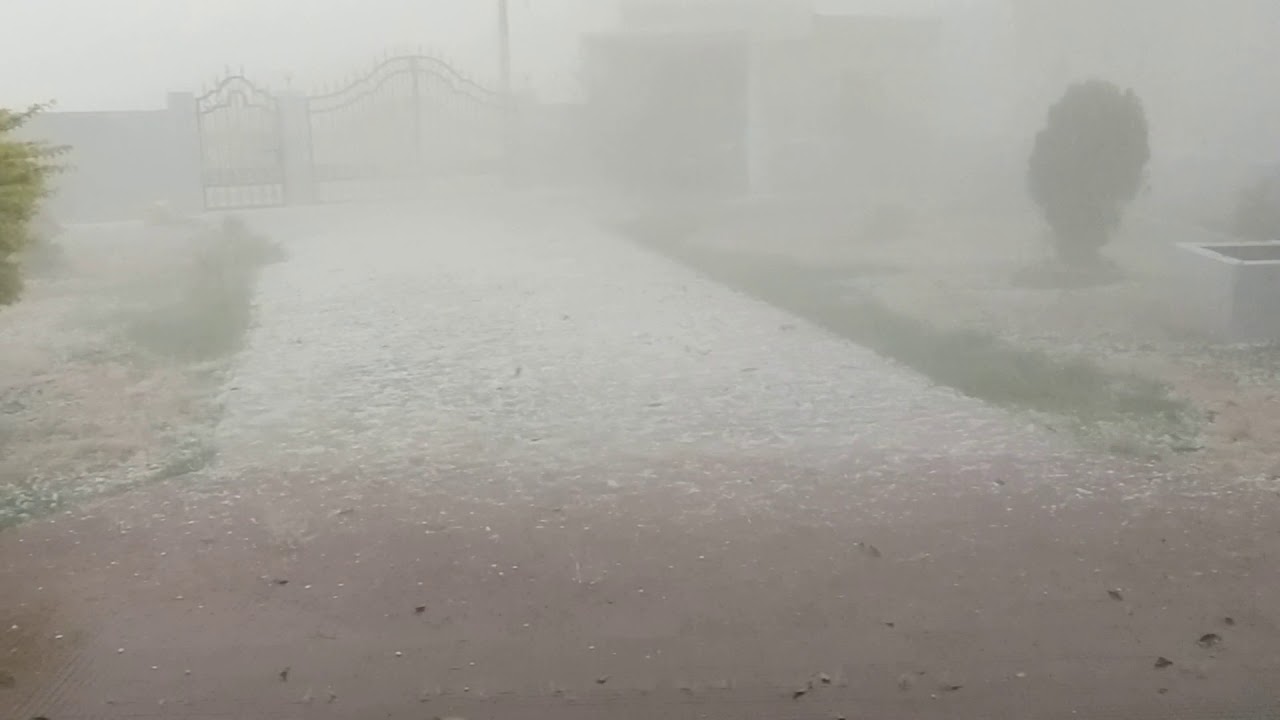 Dangerous Hailstorm (ओलावृष्टि) in Seoni - Madhya Pradesh