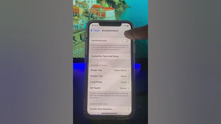 Turn on/off Assistive Touch in iPhone 🤩.         #iphone #iphonetips #iphonetricks #assistivetouch