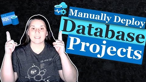 Deploy Database Projects Manually in Azure Data Studio