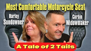 Motorcycle Seat Review. Corbin Widowmaker vs Harley Davidson Sundowner.