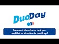 Duoday comment sinscrire en tant que candidat 