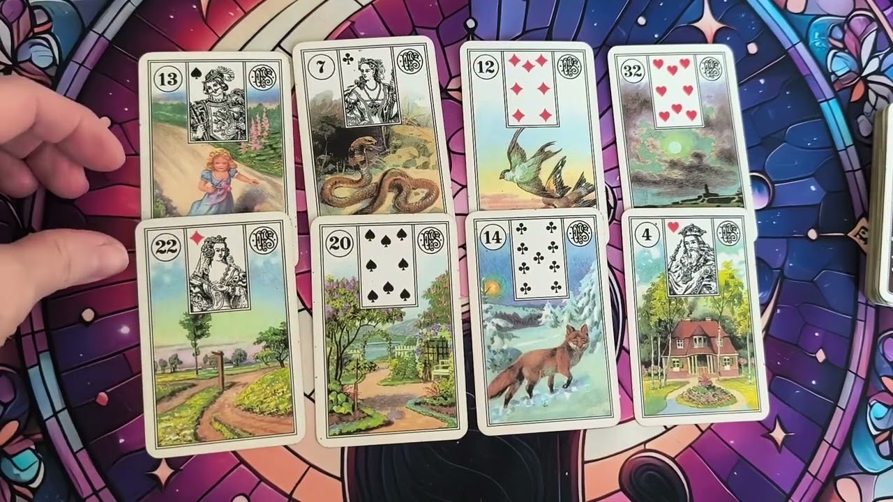 Lenormand - Ki van a háttérben? #jóslás #kártyajóslás #kártyavetés #lenormand #prediction
