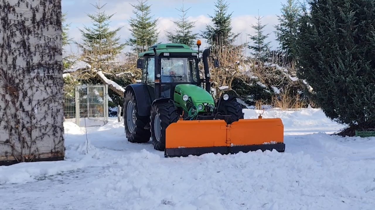 Vlog #1 😱 Deutz-Fahr kontra śnieżna zawieja ❄️🔥W skrócie odśnieżanie🚜