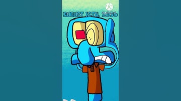 AUGUST 12TH, 2036THE HEAT DEATHOF THE UNIVERSE   #spongebob #flipaclip